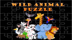 Wild Animals Puzzle Game Online - Kids Puzzle Game