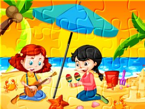 Beach Jigsaw Puzzle Game
