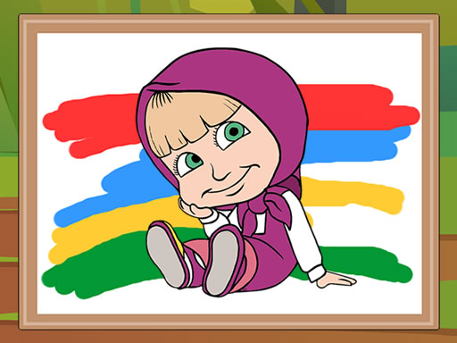 Masha and the Bear Coloring Book Online Game