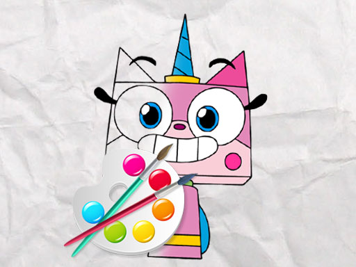 Unicorn Kitty Coloring Book Online Game