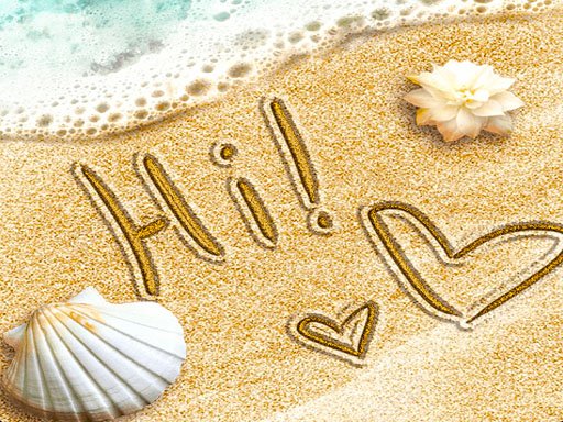 Draw Write on Sand Online Game
