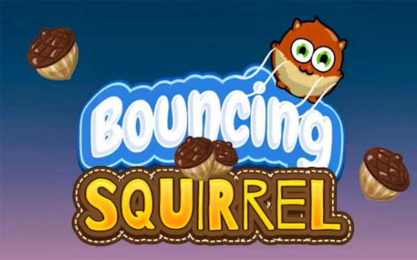 Bouncing Squirrel: Acorn Adventure - Online Puzzle Game