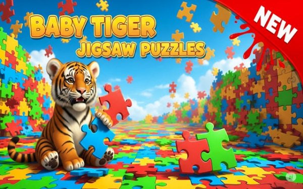Baby Tiger Jigsaw Puzzles Online Game