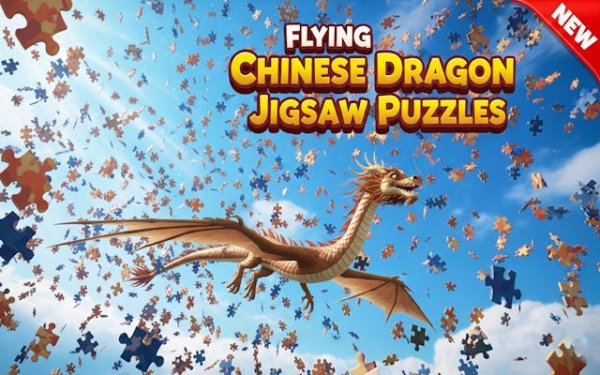 Flying Chinese Dragon Jigsaw Puzzles Online Game