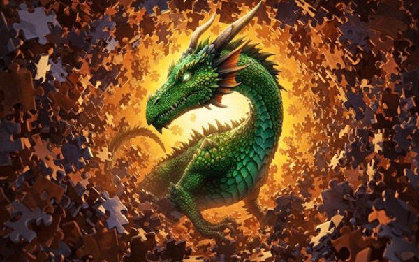 Realistic Dragon Jigsaw Puzzle Online Game