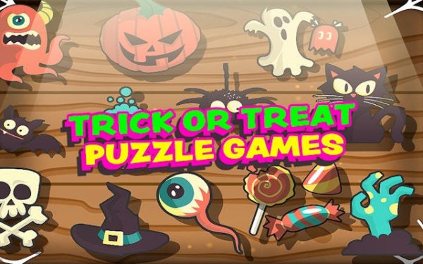 Trick or Treat Halloween Puzzle Online Game